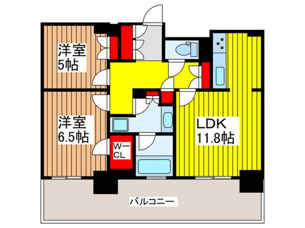 ﾊﾟｰｸﾊｳｽさいたま新都心MIDTOWERの物件間取画像